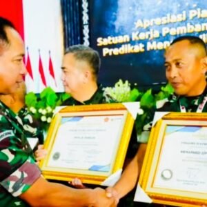 Rapim TNI 2025, Danmenarmed 2 Kostrad Terima Piagam Penghargaan Satker Peraih WBK