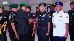 Mayjen TNI Rio Firdianto Pimpin Sertijab Kasdam I/BB Brigjen TNI Arif Hartoto, Kapendam I/BB Letkol Inf Asrul Kurniawan Harahap