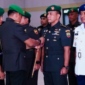 Mayjen TNI Rio Firdianto Pimpin Sertijab Kasdam I/BB Brigjen TNI Arif Hartoto, Kapendam I/BB Letkol Inf Asrul Kurniawan Harahap