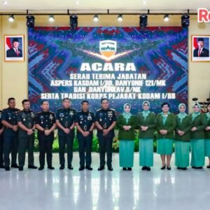 Pangdam I/BB Pimpin Sertijab Tiga Jabatan Strategis, Tegaskan Regenerasi Kepemimpinan