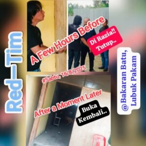 Beri ‘Setoran’?? Markas Judi Ketangkasan di ‘Bakaran Batu’ Lubuk Pakam Sempat Tutup Beberapa Jam, Kembali Buka dan Bebas Beroperasi